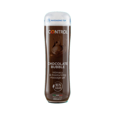 Control Chocolate Bubble Gel de Massagem 3 em 1 200ml