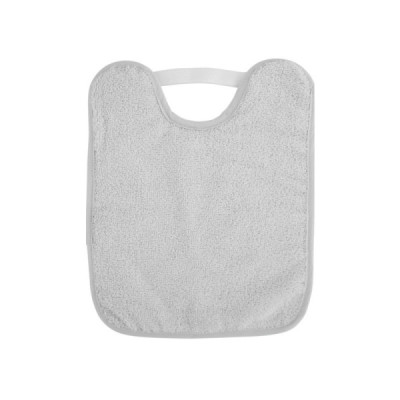 Saro Babete de Felpo Plastificado Com Elástico Cinza +6M