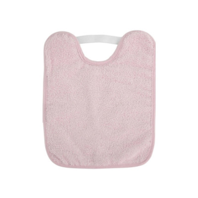 Saro Babete de Felpo Plastificado Com Elástico Rosa +6M