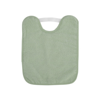 Saro Babete de Felpo Plastificado Com Elástico Verde +6M