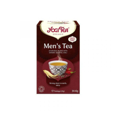 Yogi Tea Bio Men's Tea Saquetas x17 | Farmácia d'Arrábida