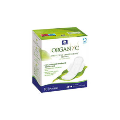 Organyc Penso Higiénico Intenso Noite Saquetas x10