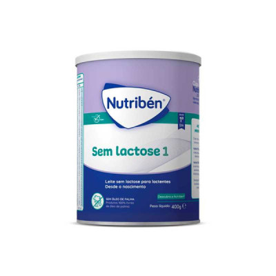 Nutribén Sem Lactose 1 Leite +0M 400g