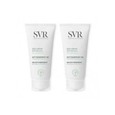SVR Spirial Deo-Creme Antitranspirante Duo Preço Especial
