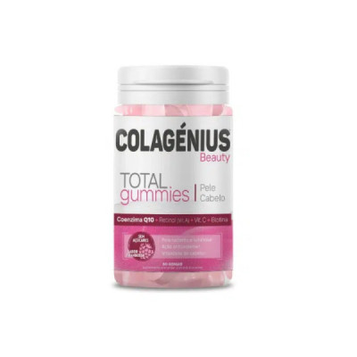 Colagénius Beauty Total Gummies Pele e Cabelo x60 | Farmácia d'Arrábida