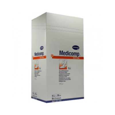 Hartmann Medicomp Compressas Esterilizadas 10x20cm 25x2 | Farmácia d'Arrábida