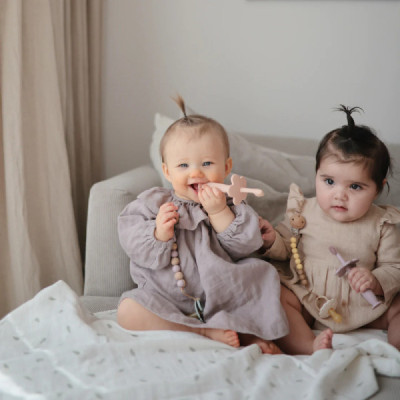 Mushie Escova de Dentes Didática Blush