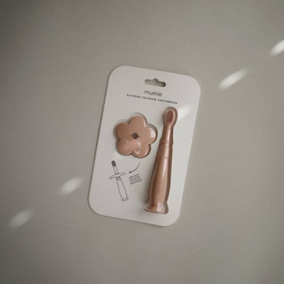 Mushie Escova de Dentes Didática Blush