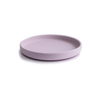 Mushie Prato Clássico de Silicone Com Ventosa Soft Lilac +6M | Farmácia d'Arrábida