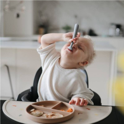 Mushie 2 Colheres Silicone Tradewinds +6M