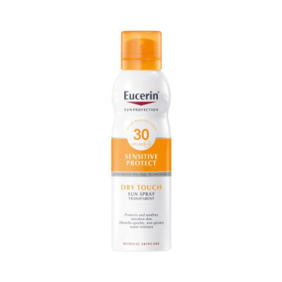 Eucerin Sun Sensitive Spray Toque Seco FPS30 200ml | Farmácia d'Arrábida