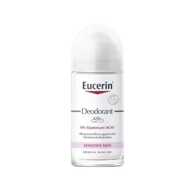 Eucerin Desodorizante Roll-On 48h 0% Alumínio 50ml | Farmácia d'Arrábida
