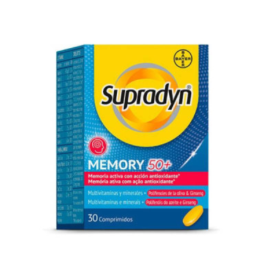 Supradyn Memory 50+ Comprimidos x30 | Farmácia d'Arrábida