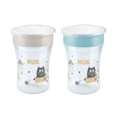 Nuk Magic Cup Cats and Dogs +8M 230ml | Farmácia d'Arrábida