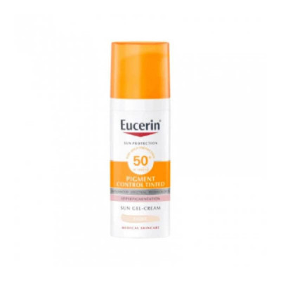 Eucerin Sun Pigment Control Tinted Gel-Creme FPS 50+ 50ml | Farmácia d'Arrábida