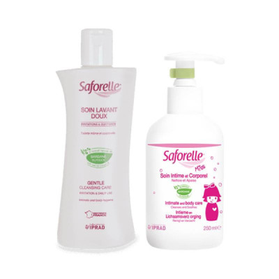 Saforelle Solução de Lavagem + Miss Higiene Íntima e Corporal