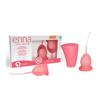 Enna Cycle EasyCup Copo Menstrual Com Aplicador L x2 | Farmácia d'Arrábida