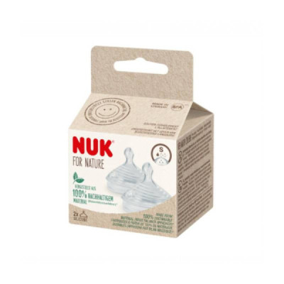Nuk For Nature Tetina Silicone S 0-6M