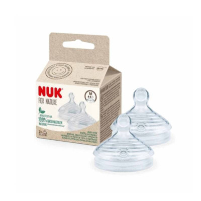 Nuk For Nature Tetina Silicone M 6-18M