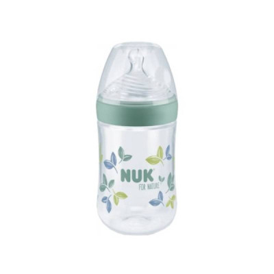 Nuk For Nature Biberão Sense Verde M 0-6M 260ml