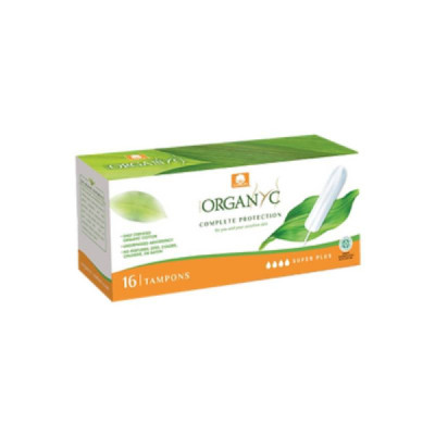 Organyc Tampão Super Plus sem Aplicador x16