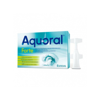 Aquoral Forte Gotas Oftalmológicas Monodoses 30x0,5ml