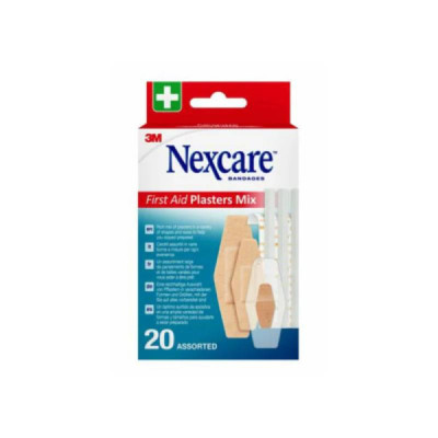 Nexcare First Aid Plasters Mix x20 | Farmácia d'Arrábida