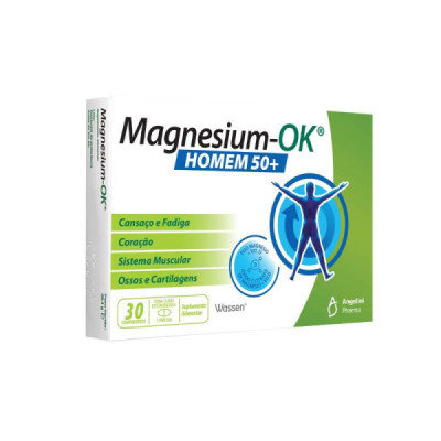 Magnesium-OK Homem 50+ Comprimidos x30 | Farmácia d'Arrábida