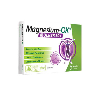 Magnesium-OK Mulher 50+ Comprimidos x30 | Farmácia d'Arrábida
