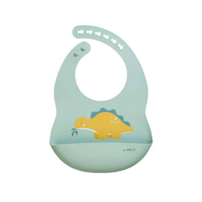 Saro Party Babete Silicone Verde +6M