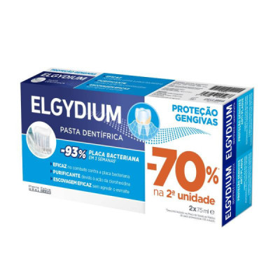 Elgydium Pasta Dentífrico Proteção Gengivas 70% 2ªunidade | Farmácia d'Arrábida