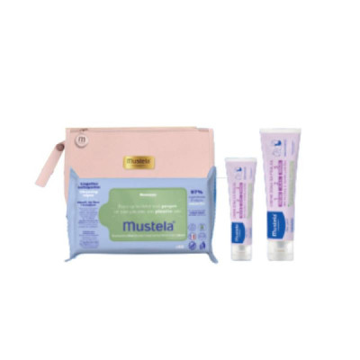 Mustela Bebé Kit Muda Fralda Rosa