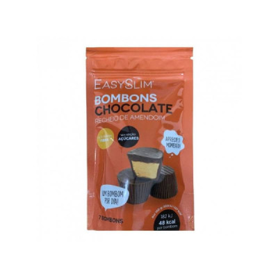 EasySlim Bombons Chocolate Recheio Amendoim x7 | Farmácia d'Arrábida