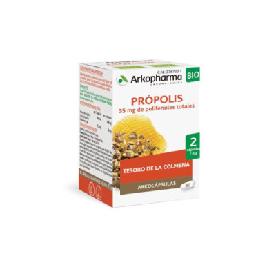 Arkocápsulas Própolis Bio Cápsulas x80 | Farmácia d'Arrábida