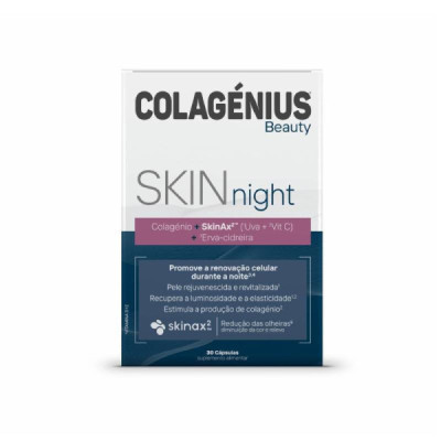 Colagénius Beauty SKINnight Cápsulas x30 | Farmácia d'Arrábida