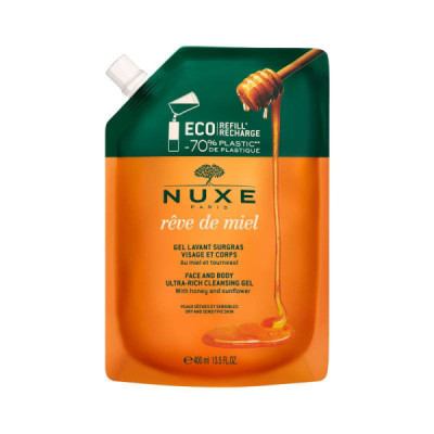 Nuxe Rêve de Miel Recarga ECO Gel de Limpeza 400ml
