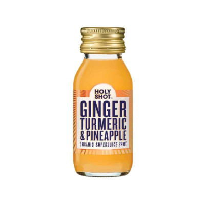 HolyShot Bebida de Ginger, Cúrcuma e Ananás Bio 60ml | Farmácia d'Arrábida