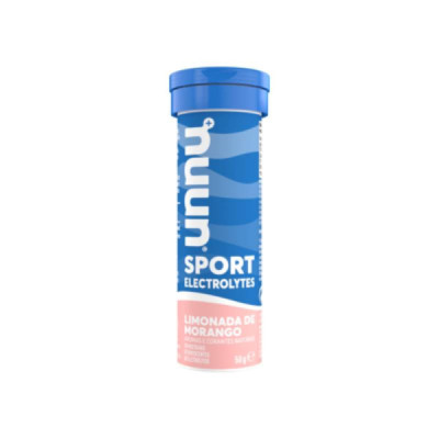 NUUN Sport Electrolytes Pastilhas Efervescentes Limonada de Morango x10