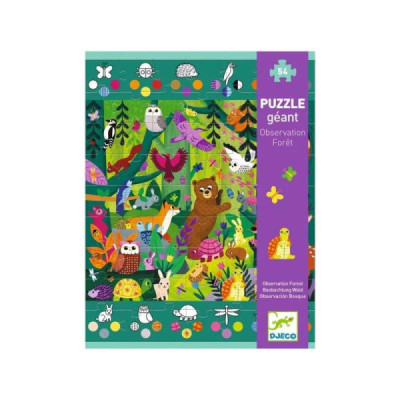 Djeco Puzzle Gigante Observa Floresta 54 Peças +5A | Farmácia d'Arrábida