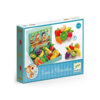 Djeco Louis & Clementine Banca Frutas e Legumes +4A | Farmácia d'Arrábida