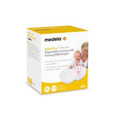 Medela Safe & Dry Protetores de Seio Descartáveis Regular x60 | Farmácia d'Arrábida