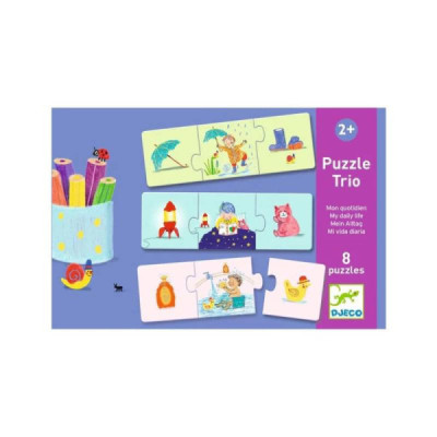Djeco Puzzle Trio Atividades Diárias +2A | Farmácia d'Arrábida