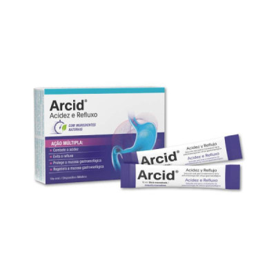 Arcid Solução Oral Saquetas 12x10ml | Farmácia d'Arrábida