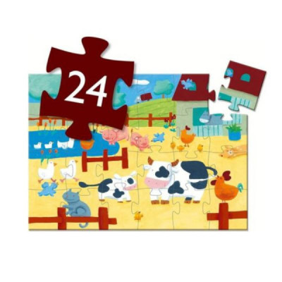 Djeco Puzzle As Vacas na Quinta 24 Peças +3A | Farmácia d'Arrábida
