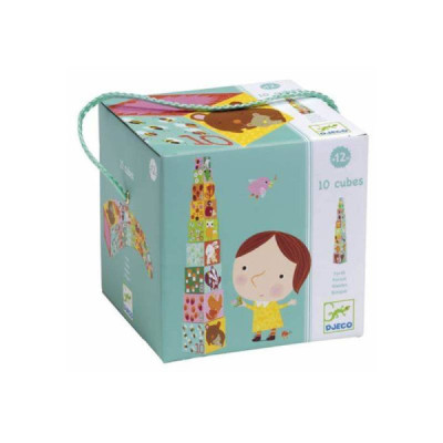 Djeco Jogo Empilhar 10 Blocos da Floresta +12M
