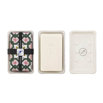 Castelbel Tiles Sabonete com Saboneteira Green Sencha 200g
