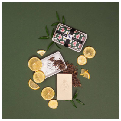 Castelbel Tiles Sabonete com Saboneteira Green Sencha 200g