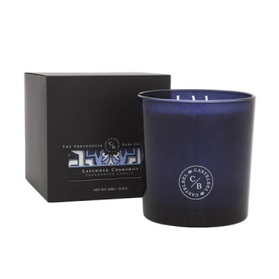 Castelbel Tiles Vela Aromática 3 Pavios Lavender Chamomile 600g