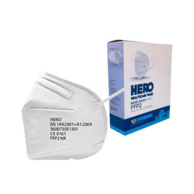 Hero Healthcare Wear Máscaras FFP2 NR Descartáveis x10 | Farmácia d'Arrábida