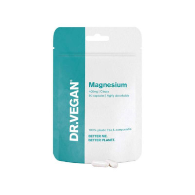 Dr. Vegan Magnesium 400mg 60 Cápsulas | Farmácia d'Arrábida